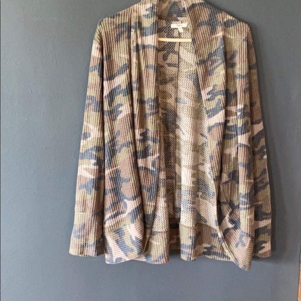 Camo cardigan